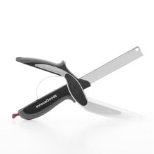 Cuchillo-tijera con mini tabla de cortar