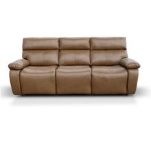 Sofa reclinable 3pts cuero capuccino ceres