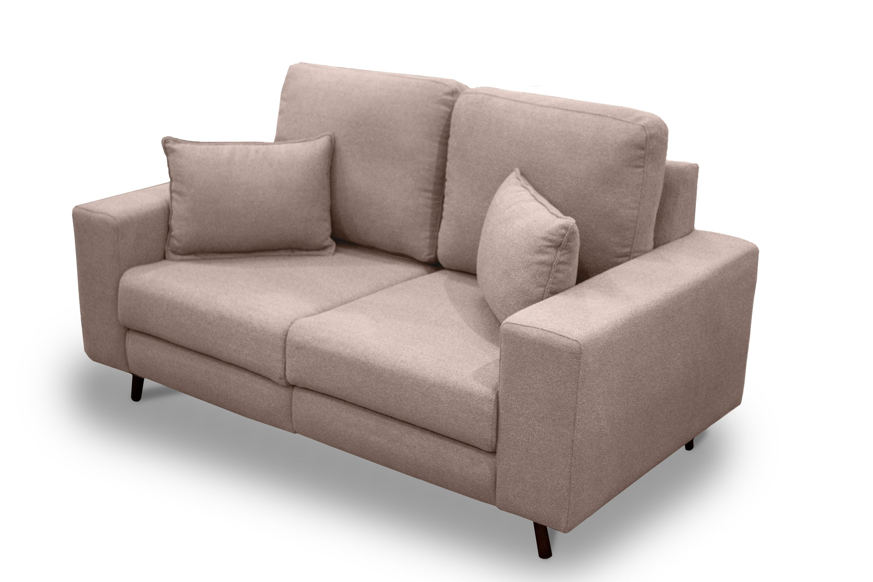 Sofa 1.6 tela marron claro navarro