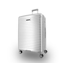 Maleta Rome plateado 28"