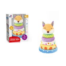 Peluche zorro discos apilables