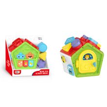 Casa cubo juguete musical 6 caras