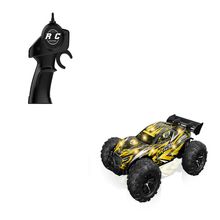 Vehiculo r/c de velocidad con luz storm mx racer amarillo