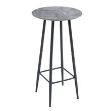 Mesa de Bar RENE Metal/Madera Gris