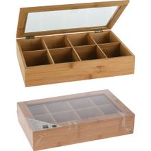 Caja p/te bamboo 8 divisiones