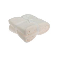 Manta fleece blanca 180x230cm