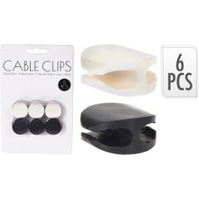 Organizador p/cables 6pzs