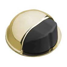 Tope puerta 400-50 oro goma negra