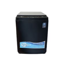 Lavadora Hitech 9Kg CS 8 Funciones, Negra, Tambor Acero Inoxidable