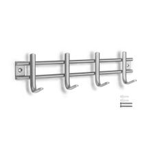 Colgador acero inoxidable 4 ganchos acero inox