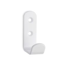 Colgador de acero individual blanco