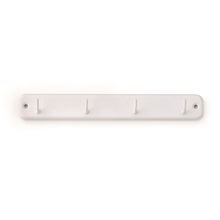 Colgador cocina 4 ganchos blanco