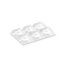 Gota adhesiva  20,5 x 20,5 x 7,6  mm transparente