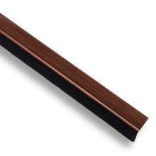 Burlete para puerta adhesivo  820 mm madera oscura sapelly