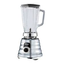Licuadora jarra de vidrio 1.25 litros 3 velocidades 600w Cromada Oster