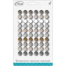 Set pins decorativos 60pzas