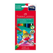 Lápiz Acuarelable Faber Castel 12 colores