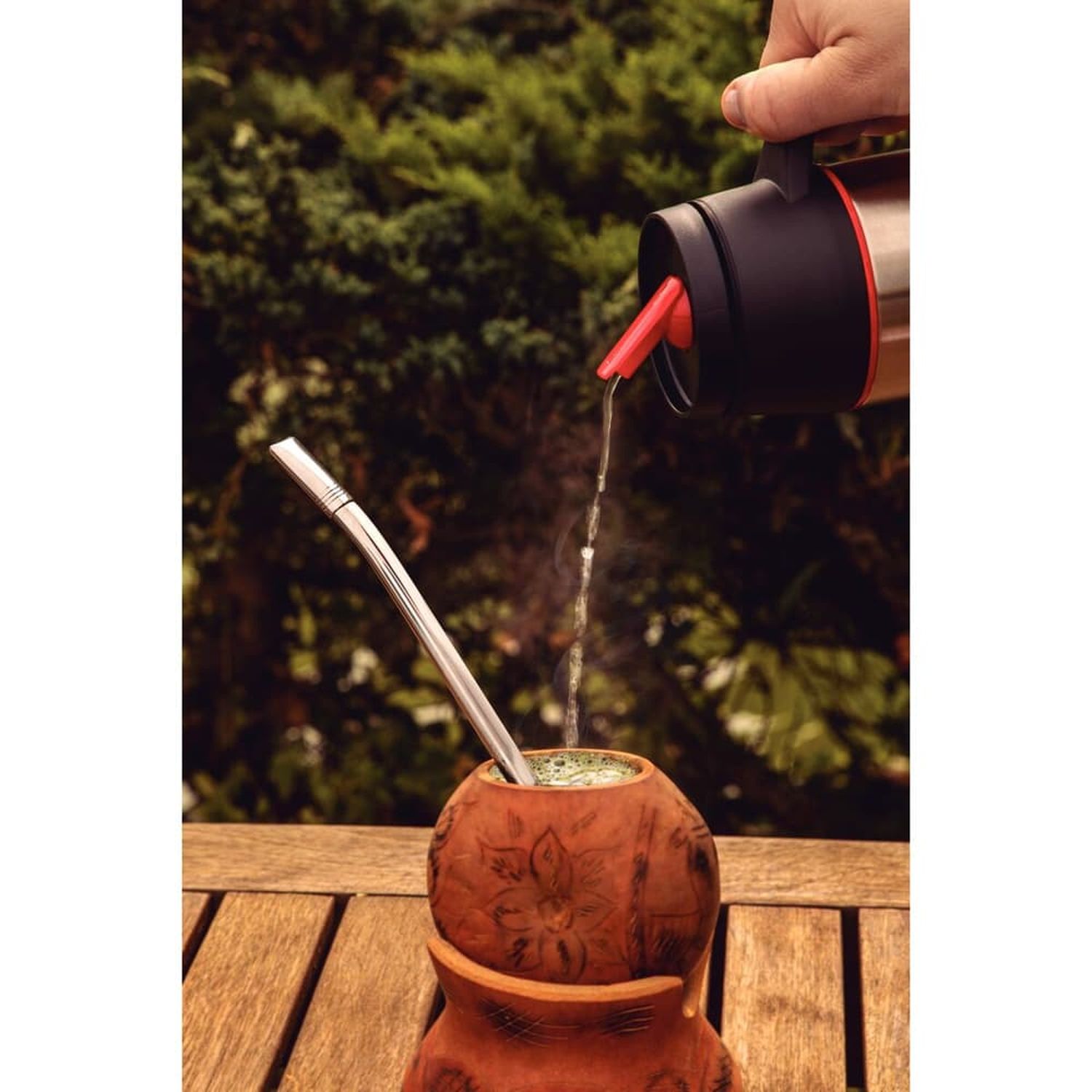 240 x Bombilla Bomba con pietra - nero | Piattaforma di yerba mate all