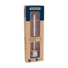 Bombilla p/mate inox desmontable 23cm diseno