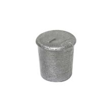 Vela votiva 4.7x4.5cm Plata