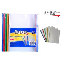 Folder de plastico merletto con clip