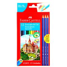Set De Lapices De Color 12Pzas + 3 Lapiz