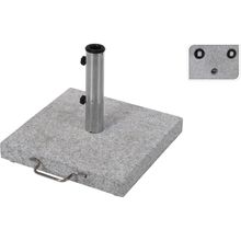 Base para sombrilla de granito 45x45cm gris