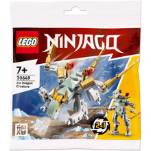 Ninjago bolsa criatura dragon de hielo