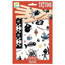 Set tatuajes temporales Piratas