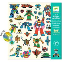 Set 160 pegatinas Robots