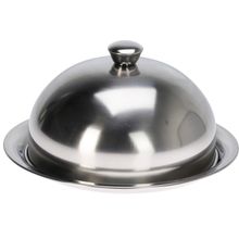 Bandeja con tapa inox 26cm