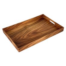 Bandeja rectangular de madera 45x30.5x4cm