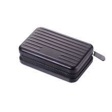 Tarjetero tapa dura "kartenkoffer" negro