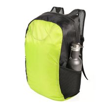 Mochila plegable verde/negro