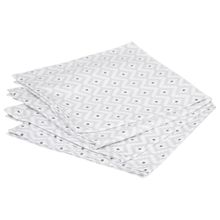 Servilleta estampado blanco 4pzas etnik