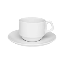 Set 12 pzas tazas 220ml con platillo