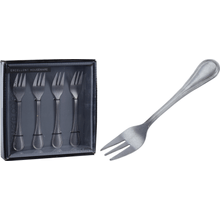 Set 4 tenedores postre inox