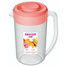 Jarra de plastico 2l surt. rosa/blanco/verde