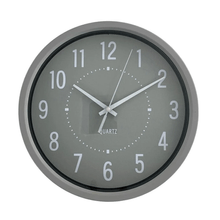 Reloj de pared decorativos Shay gris