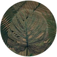 Portaplato 33x33x2cm hoja verde