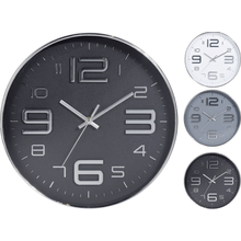 Reloj de pared 30cm silver surtx3