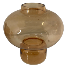 Florero De Cristal Taupe 20X20 Cm