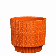 Maceta Lauria naranja 16x18cm