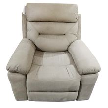 Sofa reclinable 1 puesto tela taupe cannes