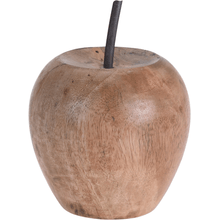 Adorno Manzana Madera 12X22Cm Surt X2