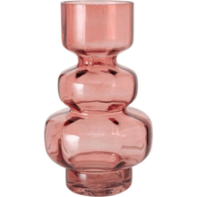 Florero Gianna Vidrio Laqueado Rosa 15.5Cm Surt X2