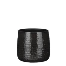 Maceta Floyd negra 21x24cm
