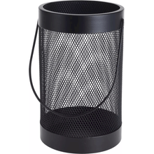Potavela Farol Negro Metalico 13X21 Cm