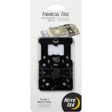 Billetera de bloqueo 10en1 acero inox negro