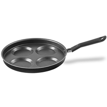 Sarten para huevo 26cm negro p/4huevos